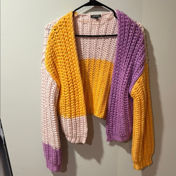 Colorful Knit Women's Sweater - Picture 2 of 6